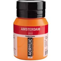 Amsterdam Standard Series Acrylic Jar Azo Orange 500ml