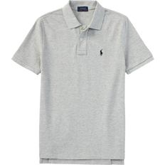 Boys Polo Shirts Children's Clothing Polo Ralph Lauren Little Boy's The Iconic Mesh Polo Shirt - New Grey Heather