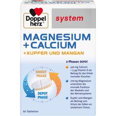 Doppelherz Magnesium+Calc.+Kupfer+Mangan syst.Tab. 60