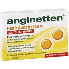 Anginetten Halstabletten zuckerfrei Lutschtabletten 24 Stück