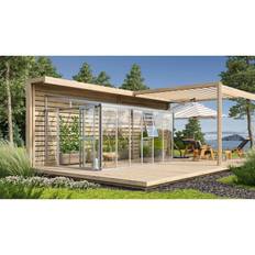 Oranjerieën Vitavia Athena Maat 10200 Gehard Veiligheidsglas 10mm Zilver