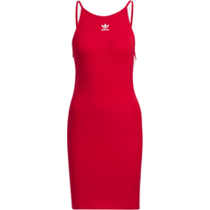 Rosso Vestiti Adidas Adicolor Classics Tight Summer Dress - Better Scarlett