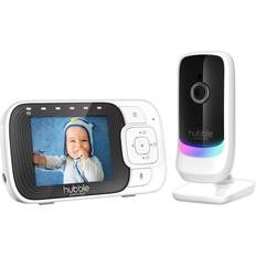 Baby Monitor Hubble Connected Nursery Pal Essentials 2.8\ White Baby Monitors eleonto"