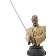 Star Wars Toy Figures Star Wars The Clone Animated Mace Windu 1:7 Scale Mini-Bust