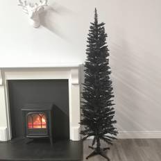 Black Christmas Decorations Samuel Alexander 6ft 180cm Black Pencil Pine Christmas Tree