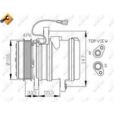 Compressed Air Compressors sale NRF Air Conditioning Compressor 32436