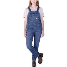 Overalls arbejdstøj stretch Carhartt Denim Overalls Med Stretch - Denim Blue