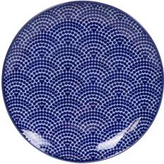 Tokyo Design Studio Tallrikar Tokyo Design Studio Nippon Blue Tallrik Dots Assiett 16cm