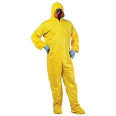 Fun World HAZMAT Suit & Mask Costume Yellow PL