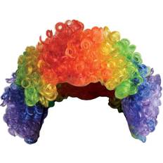 Beistle Rainbow Clown Wig