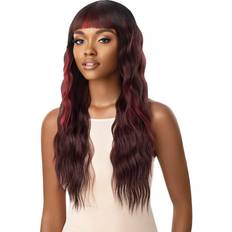 Red Short Wigs Outre wigpop synthetic full wig kayden