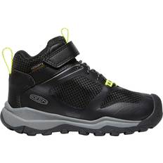 Tursko Keen Kids' Wanduro Mid Waterproof Hiking Shoes Black/Silver