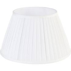 QAZQA Lamp Parts QAZQA Pleated Lampshade White Round Angled 35 21 20 Shade