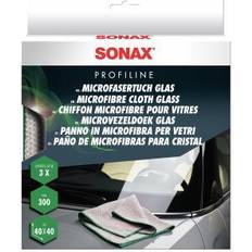 Sonax Lasinpesuaineet Sonax Microfiberklud Glas 3 Stk