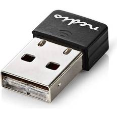 Wi-Fi 4 (802.11n) Network Cards & Bluetooth Adapters Nedis WSNWN150BK