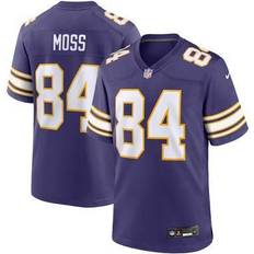 Sports Fan Apparel Nike Men's Randy Moss Purple Minnesota Vikings Classic Retired Player Game Jersey