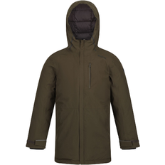 Regatta Kids' Yewbank Insulated Parka Jacket - Dark Khaki (RKP254_41C)