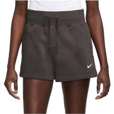 Women Shorts Nike Women's Sportswear Phoenix Fleece High-Rise Shorts Baroque Brown/Sail