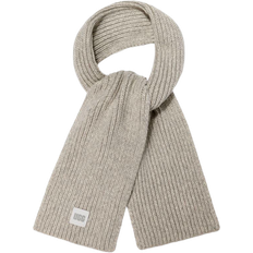 UGG Chunky Rib Knit Scarf - Light Grey