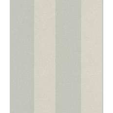 Rasch Carte da parati Rasch Carta da parati Righe grigio crema, 53 cm x 10.05 m