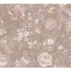 A.S. Creation Pink Wallpapers A.S. Creation Albany Wallpaper Vintage Floral 38636-3