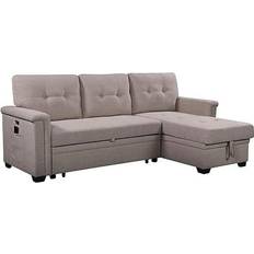 Furniture Contemporary Home Living Ashlyn Collection 81382 Sofa 84" 3 Seater