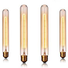 Incandescent Lamps E26/e27 base t10/t30 tubular vintage edison light bulbs 25w t185 110v dimmable t