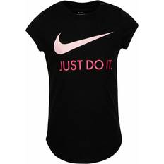 Pink T-shirts Children's Clothing Nike Girl's T-shirt Swoosh JDI - Noir