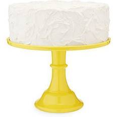 Melamine Cake Plates Twine yellow melamine stand Cake Plate