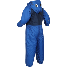 Isolationsfunktion - Jungen Regenoveralls Regatta Kid's Mudplay III Waterproof Puddle Suit - Nautical Blue Dino