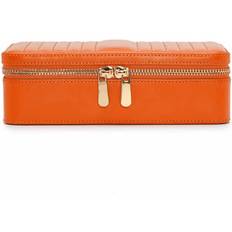 Orange Jewelry Boxes Wolf 1834 Maria Zip Jewelry Case Orange