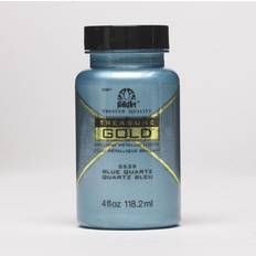 Plaid Folkart treasure gold paint 4oz-blue quartz -fatgp-5539