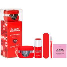 Le Mini Macaron Gel Manicure Kit Cherry Red 5 pz