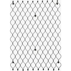 Grey Trellises Ivyline Outdoor Honeycomb Trellis Zinc H100cm W78cm