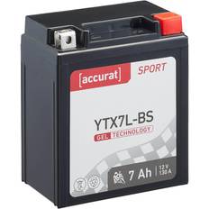 Accurat Sport GEL YTX7L-BS Motorradbatterie 7Ah 12V