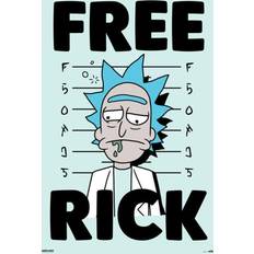 Decoraciones de Pared Grupo Erik Poster Rick Y Morty Free Rick Póster