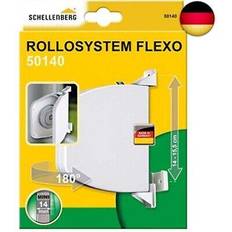 Bianco Rollotron Schellenberg 50140 Avvolgitore Tapparella Da Parete Adatto Per Mini