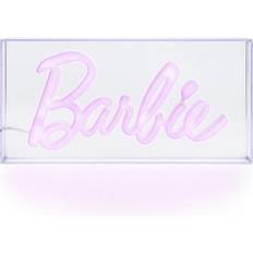 Rektangulär Nattlampor Barnrum Paladone Barbie LED Neon Nattlampa