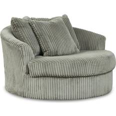 Gray Lounge Chairs Ashley Lindyn Transitional Lounge Chair 36"