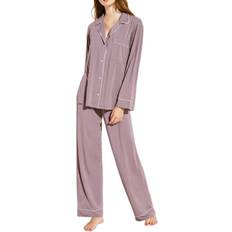 eberjey Women's Gisele Long Pajama Sets - Amethyst/Ivory 1