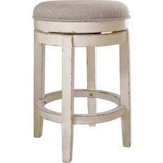 White Chairs Ashley Realyn French Country Bar Stool 26"