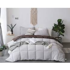 KASENTEX All Season Bedspread Silver, Brown (223.5x172.7cm)