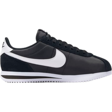 Cortez classic black white leather best sale