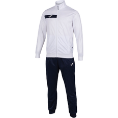 Blanco Monos Joma Columbus Tracksuit - White/Navy/Blue