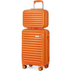 Carry on luggage set Coolife Carry On Spinner Suitcase - Set of 2