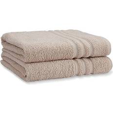 Rectangular Bath Towels Catherine Lansfield Zero Bath Towel Natural (140x100cm)