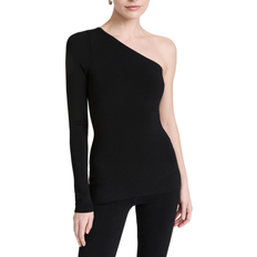 XXXS Blusar Victoria Beckham One Shoulder Top - Black