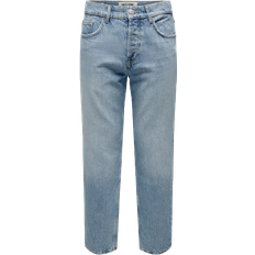 Edge Loose Jeans - Blue/Light Blue Denim