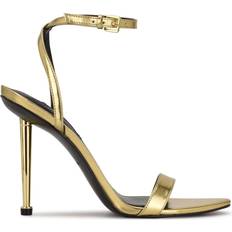 Gold - Women Heeled Sandals Nine West Reina - Gold