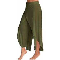 Super Soft Modal Spandex Yoga Pants - Green